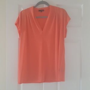 NWOT Pretty coral blouse size XL